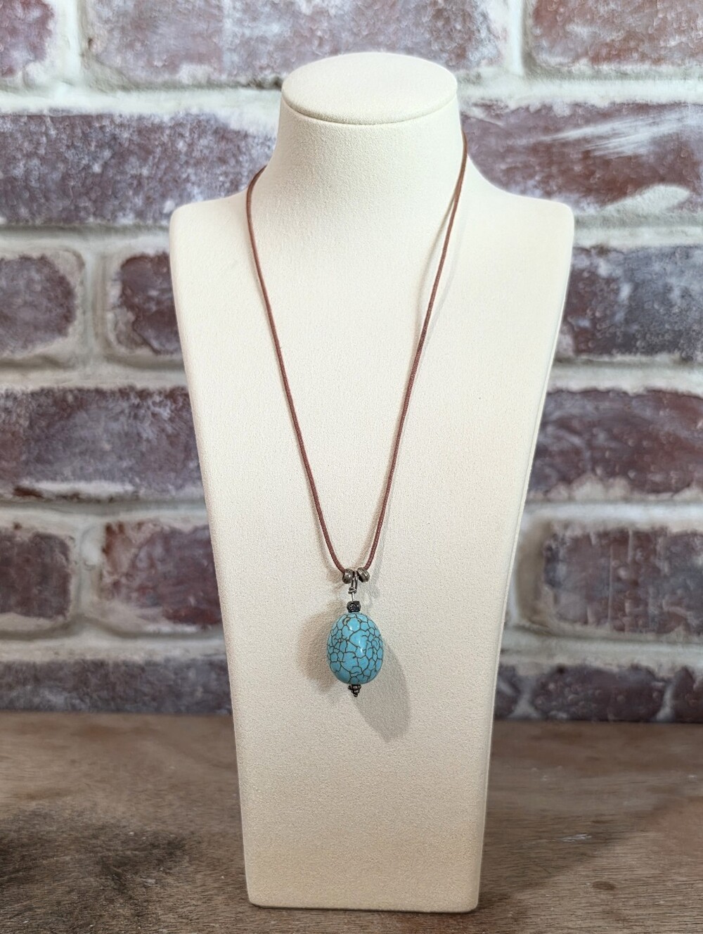 Handmade Turquoise Stone Necklace
